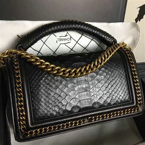 chanel snake boy bag|coco chanel boys bag.